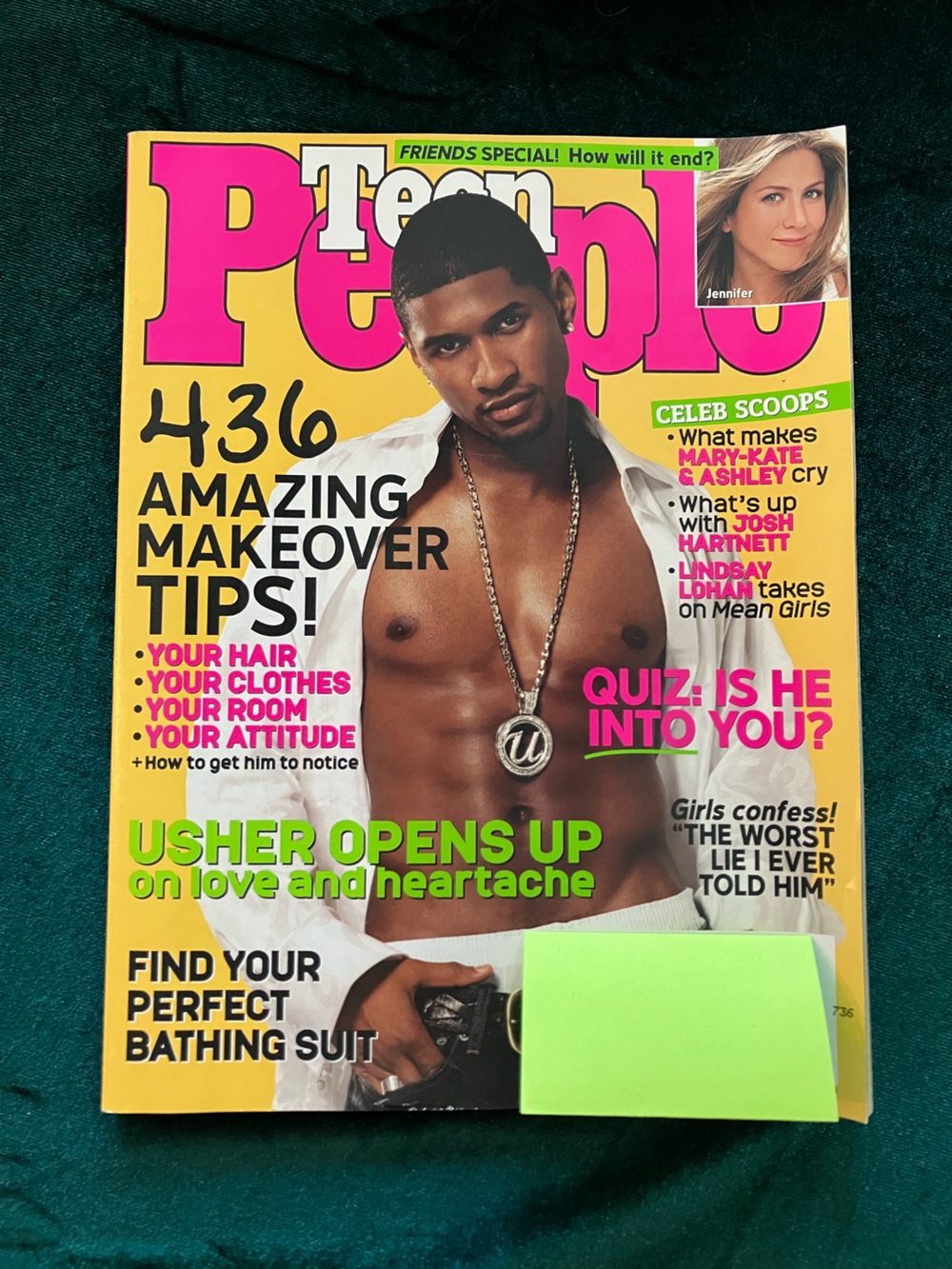 Vintage Teen People Magazine May 2004 Usher Cover